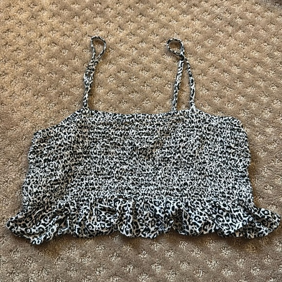 Cheetah crop top, size small, American Eagle - Picture 1 of 3
